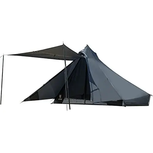 Produktbild: OneTigris Tetra Ultraleicht Zelt Tipi 1-2 Personen, Wandern Stangenzelt mit Mesh Innenzelt, Camping Zelt wasserdicht 3 Jahreszeiten, Ideal für Camping Outdoor, Rucksacktourismus