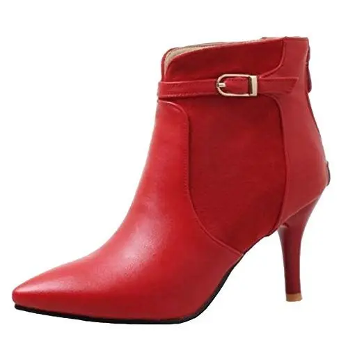 Produktbild: Onewus Damen Stiefeletten mit Absatz (Rot, 41 EU)
