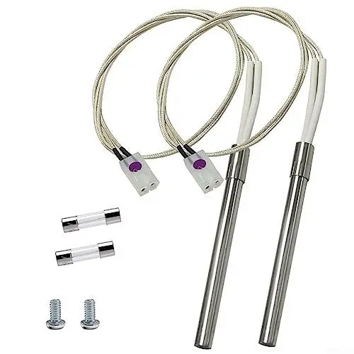 Produktbild: Oniissy Ersatz-Hot Rod Zünder-Set für Pit*Boss Holzpelletgrill, Holzpelletgrills, mit 2 Sets Hot Rod Zünder, 2 Sicherungen