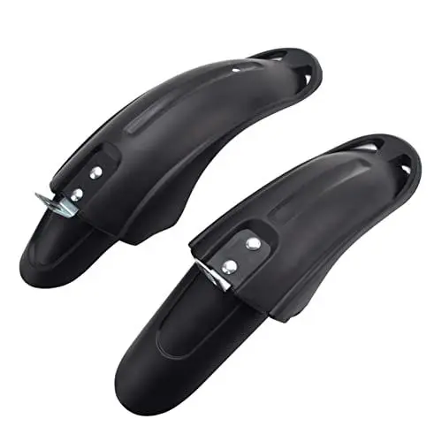 Produktbild: Oniissy Kunststoff-PVC-Fahrradschutzbleche, verdickte, verbreiterte Schutzbleche, vorne und hinten, 1 Paar verstellbares Mountainbike-Schutzblech-Set für 30,5-50,8 cm Kinderfahrräder