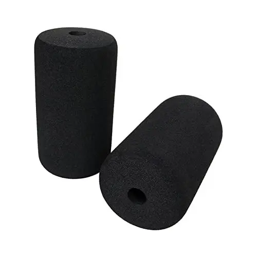 Produktbild: Oniissy Schaumstoff-Fußpolsterrolle, Gewichtheberbank, Beinverlängerung, Fuß-Schaumstoff-Pad, Rollenersatz, für Hantelbank, Inversionsbank, Beinverlängerung, 2 Stück, 135 mm, 2 Stück