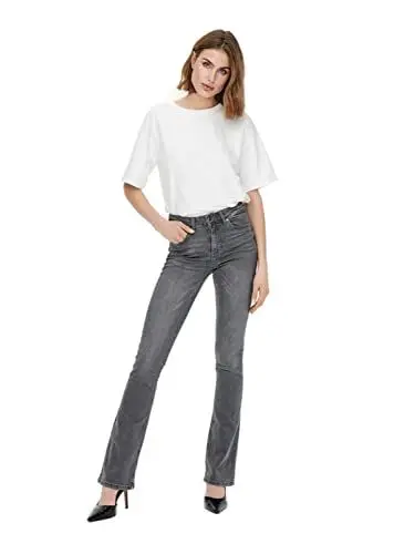 Produktbild: ONLY Women's ONLBLUSH MID Flared TAI0918 NOOS Jeans, Grey Denim, L / 32L
