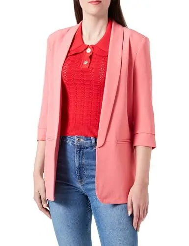 Produktbild: ONLY Women's ONLELLY 3/4 Life TLR NOOS Blazer, Sun Kissed Coral,38