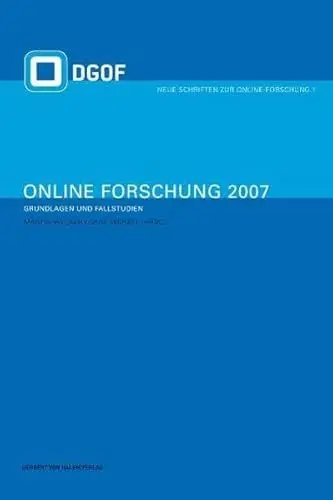 Produktbild: Online-Forschung 2007: Grundlagen und Fallstudien
