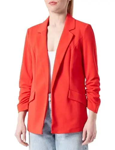 Produktbild: ONLY Damen Blazer Onlcarolina Diana 3/4 Blazer Cc TLR Rp, Flame Scarlet, 42