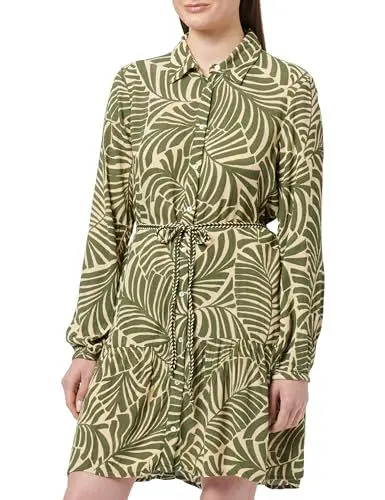 Produktbild: ONLY Blusenkleid Damen, Kalamata/AOP:Bali Palm, L