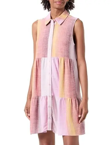 Produktbild: ONLY Blusenkleid Damen, Pirouette/Stripes:Multi Colour, L