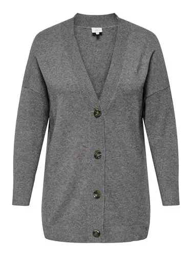 Produktbild: ONLY CARMAKOMA CARESLY LS Button Cardigan KNT NOOS
