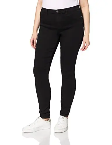 Produktbild: ONLY Carmakoma Damen Carstorm Push Up Hw Noos Skinny Jeans, Schwarz (Black), 44 EU