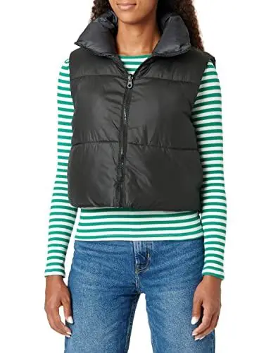 Produktbild: ONLY Damen Onlricky Rev.Short Waistcoat OTW Noos Vest, Schwarz, L EU