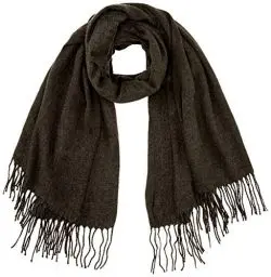 Produktbild: ONLY Damen ONLANNALI Weaved Scarf CC Schal, Dark Grey Melange, ONE Size, Einheitsgröße