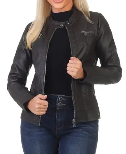 Produktbild: ONLBANDIT Faux Leather Biker OTW NOOS