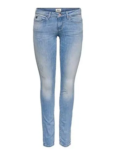 Produktbild: ONLY NOS Damen Onlcoral Sl Sk Jeans Bb Cre185063 Skinny Jeans,,per pack Blau (Light Blue Denim Light Blue Denim),40 /L32 (Herstellergröße:31.0)