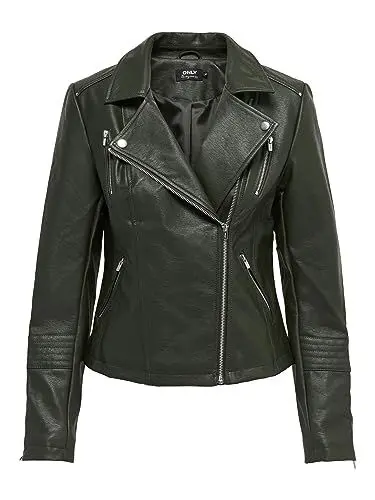 Produktbild: ONLY Damen Onlgemma Faux Leather Biker Otw Noos Jacke, Rosin, 36 EU