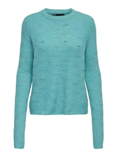 Produktbild: ONLY Damen ONLLOLLI L/S KNT NOOS Pullover, Aquarelle/Detail:Melange,M