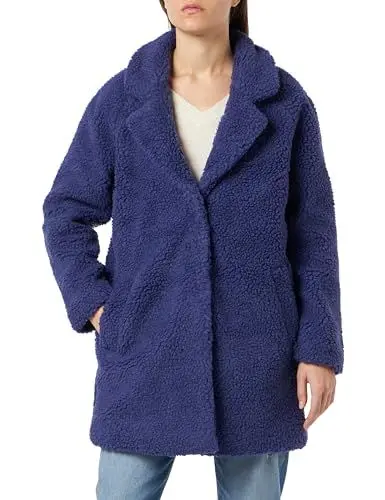 Produktbild: ONLY Damen ONLAURELIA Sherpa Coat OTW Mantel, Navy Blue,S