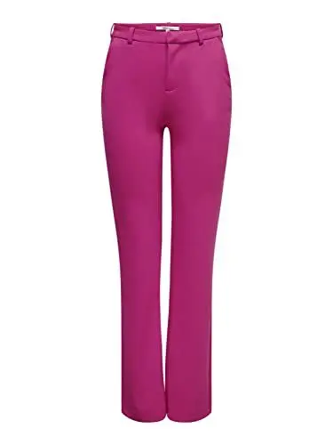 Produktbild: ONLY Damen ONLRAFFY-YO Life MID STR Pant TLR NOOS Hose 15265049 ,Very Berry ,XXL / 32L