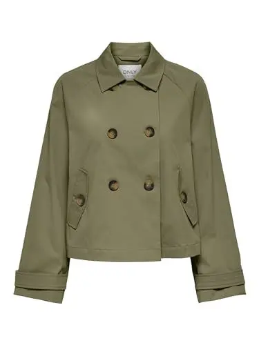 Produktbild: ONLY Damen Onlapril Short OTW Noos Trenchcoat, Aloe, L