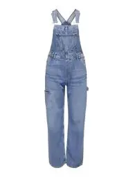 Produktbild: ONLY Damen ONLBJORK SL DNM Wide Worker CRO Overall, Medium Blue Denim, S / 32L