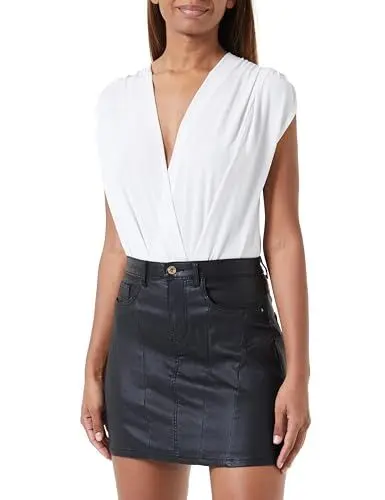 Produktbild: ONLY Damen Onlbrynn-rock Life Hw Cut Coat Skirt Pnt, Schwarz, M