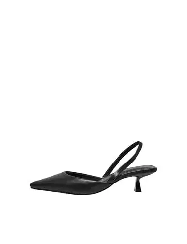 Produktbild: ONLY Damen Onlcoco-4 Pu Slingback-Noos Schuhe Mit Absatz 15288424 ,Schwarz ,36 EU