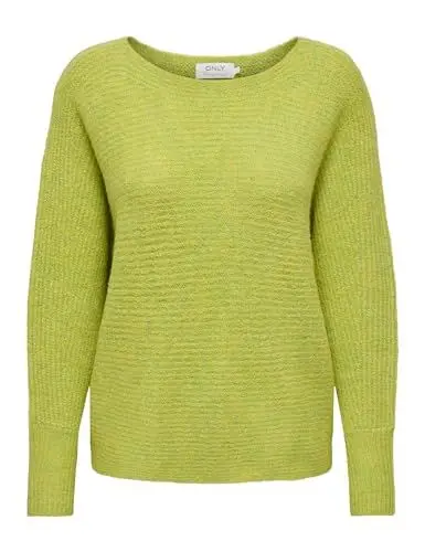 Produktbild: ONLY Damen ONLDANIELLA L/S KNT NOOS Pullover, Evening Primrose/Detail:Melange,S