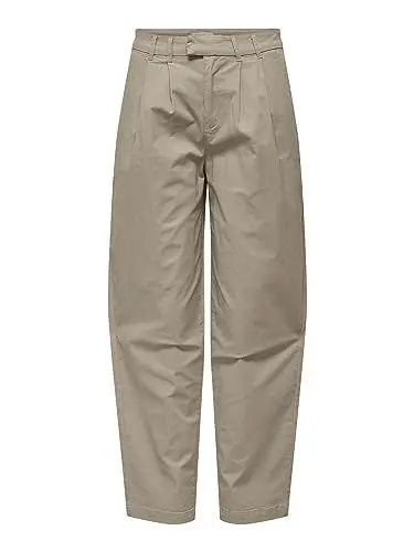 Produktbild: ONLY Damen Onlevelyn Hw Loose Pleat Chino PNT Noos Hose, Silver Mink, XL / 30L