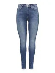 Produktbild: ONLY Damen Onlforever High Life Hw Sk Rea958 Noos Jeans, Medium Blue Denim, XL 32L EU