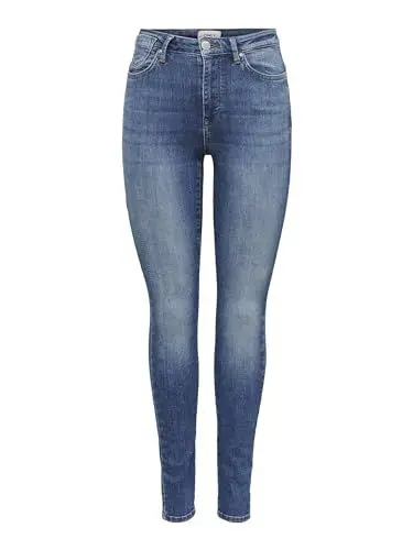 Produktbild: ONLY Damen Onlforever High Life Hw Sk Rea958 Noos Jeans, Medium Blue Denim, XL 32L EU