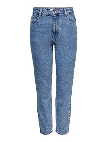 Produktbild: ONLY Damen Onljagger Life High Mom Enkeldnm Noos Freizeithose, Medium Blue Denimdetail:nas258, 30W / 32L EU
