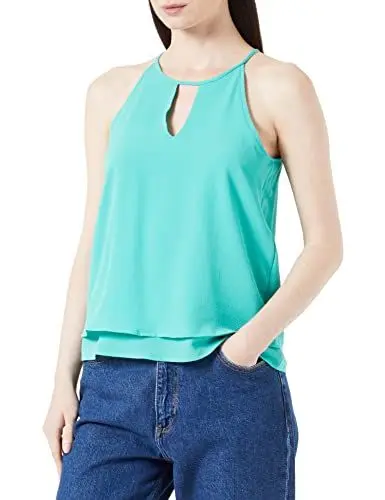 Produktbild: ONLY Damen Onljames Life Fr S/L Top Ptm, Marine Green, 40