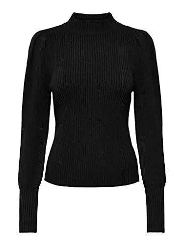 Produktbild: ONLY Damen Onlkatia L/S KNT Noos Trui met Hoge Hals Pullover, Schwarz, L EU