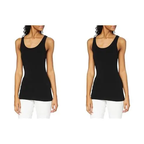 Produktbild: ONLY NOS Damen 15095808 Top, per Pack Schwarz (Black Black), 38 (Herstellergröße: M)
