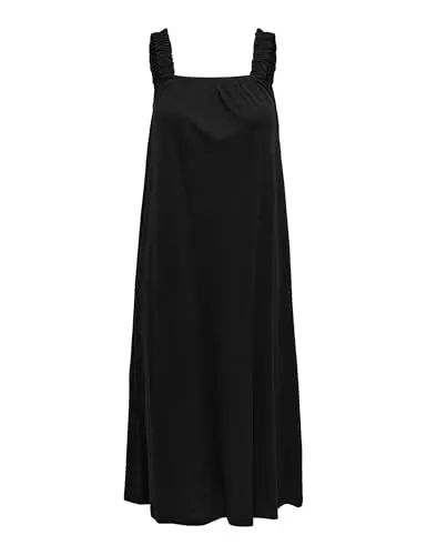 Produktbild: ONLY Damen Onlmay S/L Mix Dress JRS Sommerkleid, Schwarz, M EU