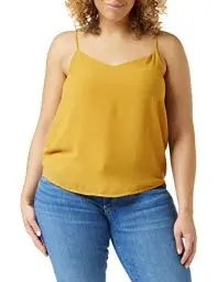 Produktbild: ONLY Damen Onlmoon Sl Noos WVN Top, Gelb (Mango Mojito Mango Mojito), 34 EU