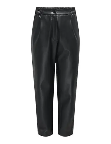 Produktbild: ONLY Damen ONLMYNTE Faux Leather Pants OTW Hose, Black, Medium