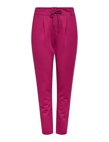 Produktbild: ONLY Damen Onlpoptrash Life Easy Col Pant PNT Noos Regular Fit Hose Mit Kordelzugverschluss Für Lounge Und Freizeit, Sangria,XXS / 32L