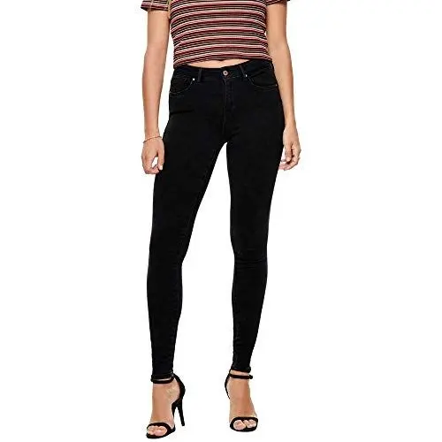 Produktbild: ONLY Damen Onlpower Life Mid Ph Up Sk Bb 3659 Noos Jeans, Schwarz, L / 34L EU