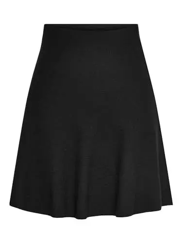 Produktbild: ONLY Damen Onlsalina Knt Noos Skirt Minirock, Schwarz, M EU