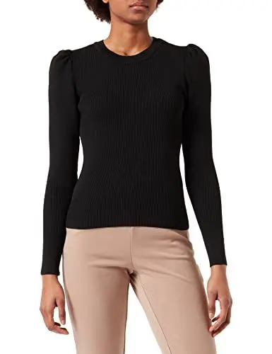 Produktbild: ONLY Damen Onlsally L/S Puff KNT Noos Pullover, Black 2, M EU