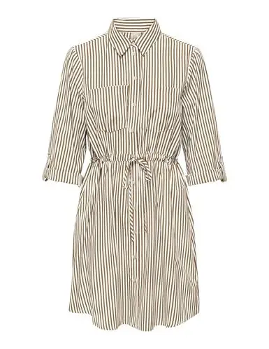 Produktbild: ONLY Damen Onlsarah Shirt Dress WVN Blusenkleid, Weiß, M EU
