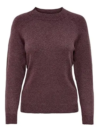 Produktbild: ONLY Damen Pullover Strickpullover ONLRICA Life 15204279, Rose Brown/Detail:w. Melange ,S