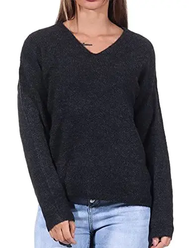 Produktbild: ONLY Damen Pullover 15204588 Dark Grey Melange S