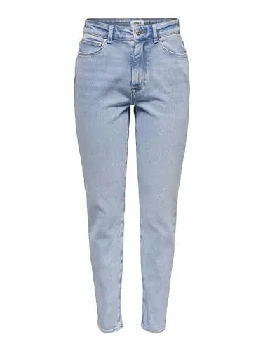 Produktbild: ONLY Female Mom Jeans ONLEMILY Hohe Taille Gerade geschnitten Jeans