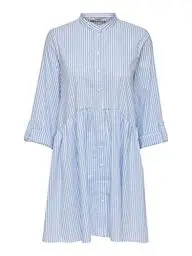Produktbild: ONLY Freizeitkleid für Damen, Blau-weiße Streifen, 40