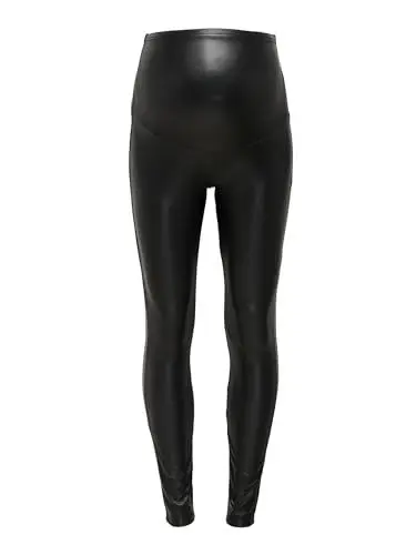 Produktbild: ONLY MATERNITY Damen Olmcool Coated Legging Jrs, Schwarz, M