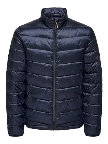 Produktbild: ONLY & SONS Legere Herren Steppjacke Dünne Übergangsjacke Leicht Gefüttert Einfarbig ONSCARVEN