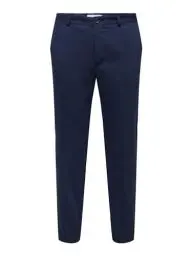 Produktbild: ONLY & SONS Herren ONSEVE Slim 0071 Pant NOOS Anzughose, Navy Blazer, 36
