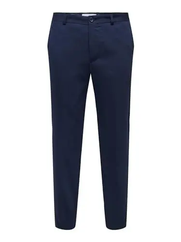 Produktbild: ONLY & SONS Herren ONSEVE Slim 0071 Pant NOOS Anzughose, Navy Blazer, 36