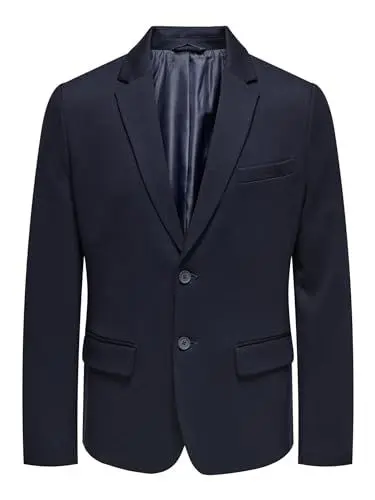 Produktbild: ONLY & SONS Herren ONSMARK Slim 0209. Blazer NOOS Sakko, Night Sky, L